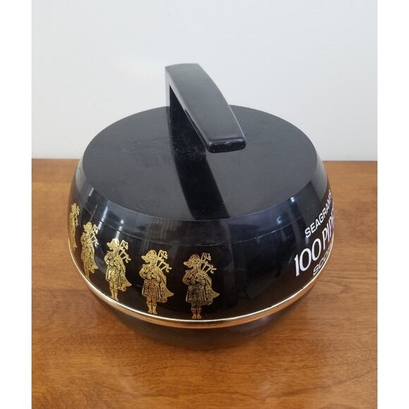 Vintage Seagram's 100 Pipers Deluxe Scotch Whisky Ice Bucket - Picture 8 of 12